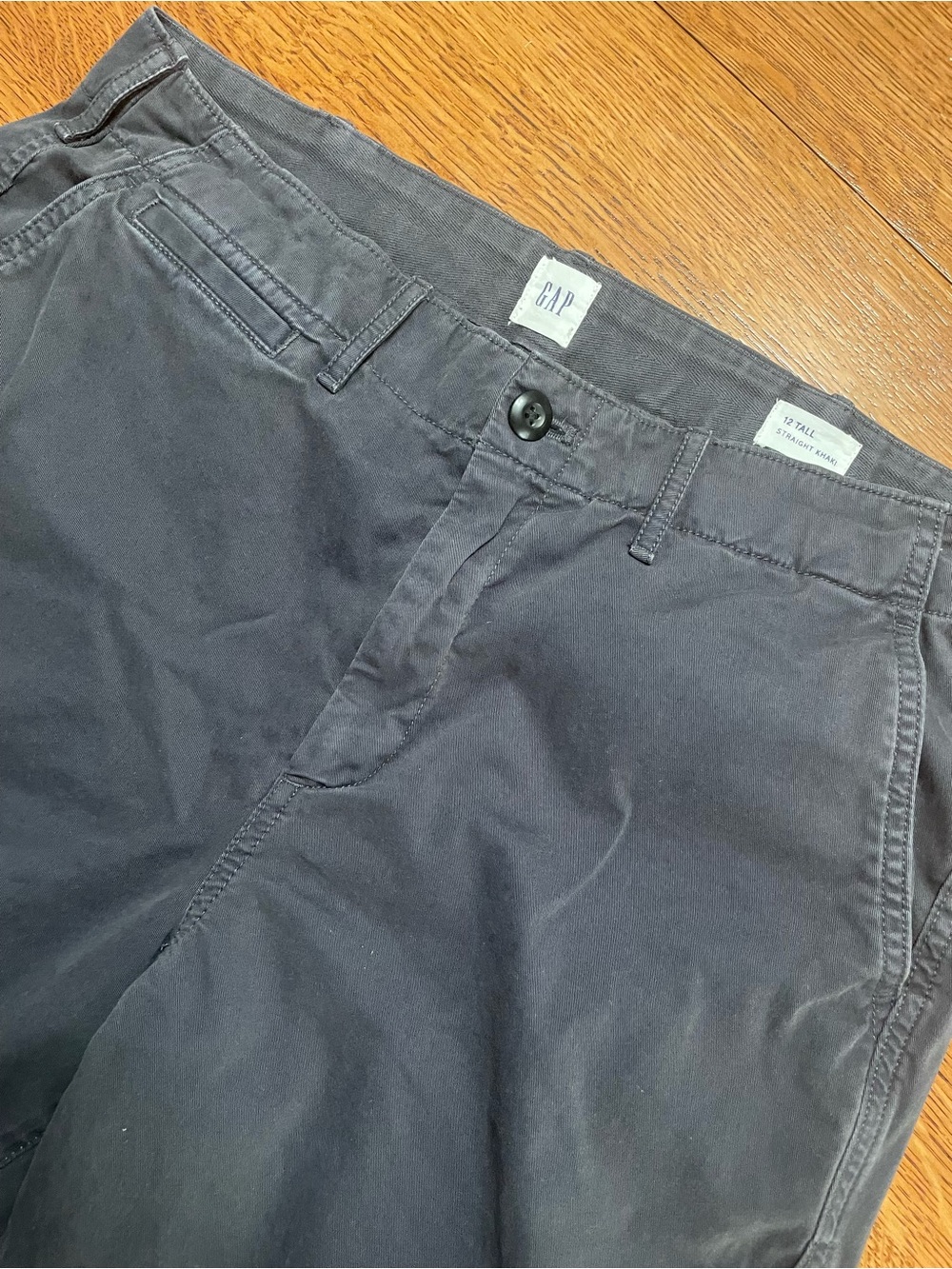 GAP Women’s Charcoal Gray Chino 12 Tall